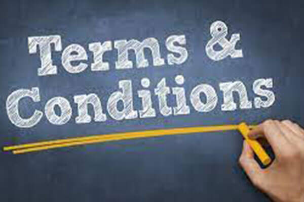 Terms and conditions